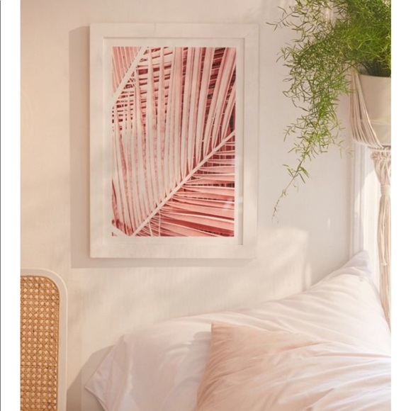 Urban Outfitters Other - UO Honeymoon Hotel Pink Tropics Art Print 8x10”